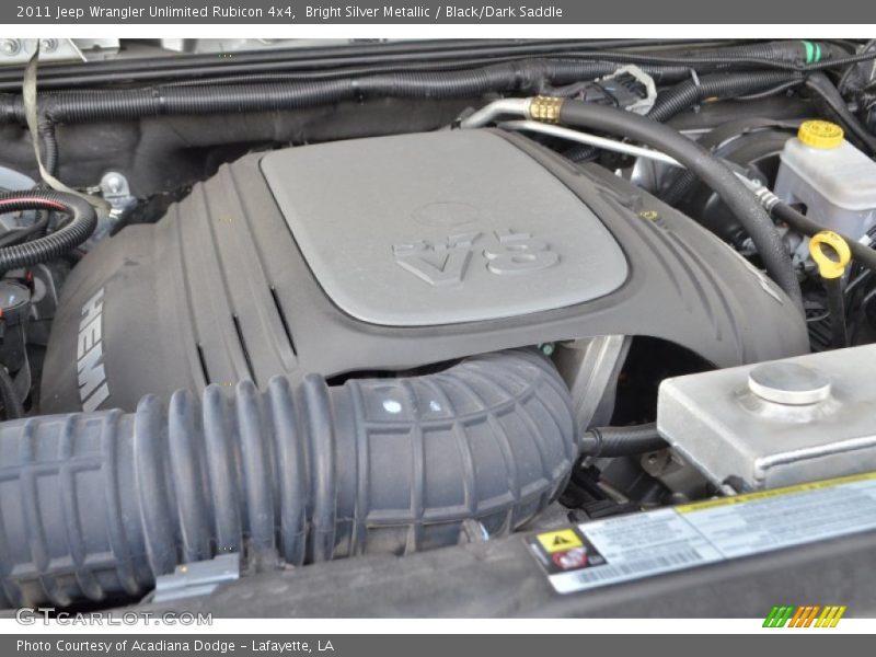 Bright Silver Metallic / Black/Dark Saddle 2011 Jeep Wrangler Unlimited Rubicon 4x4