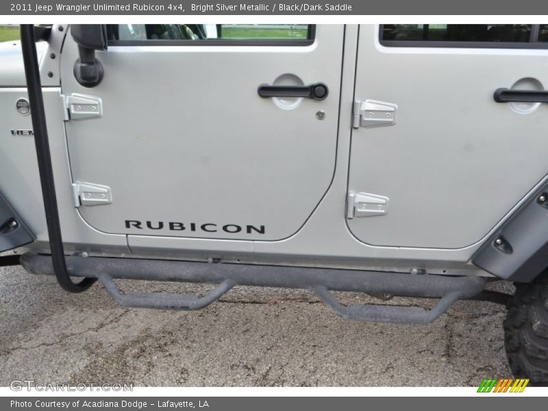 Bright Silver Metallic / Black/Dark Saddle 2011 Jeep Wrangler Unlimited Rubicon 4x4