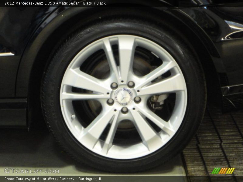 Black / Black 2012 Mercedes-Benz E 350 4Matic Sedan