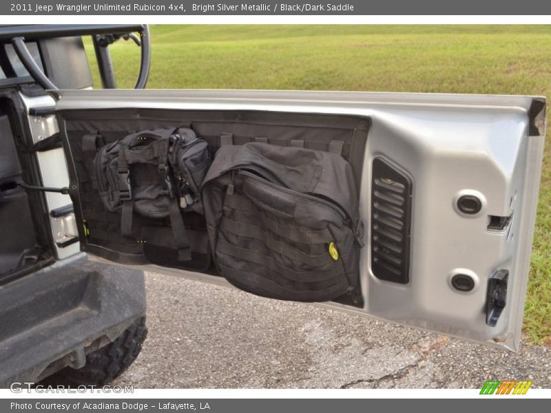Bright Silver Metallic / Black/Dark Saddle 2011 Jeep Wrangler Unlimited Rubicon 4x4