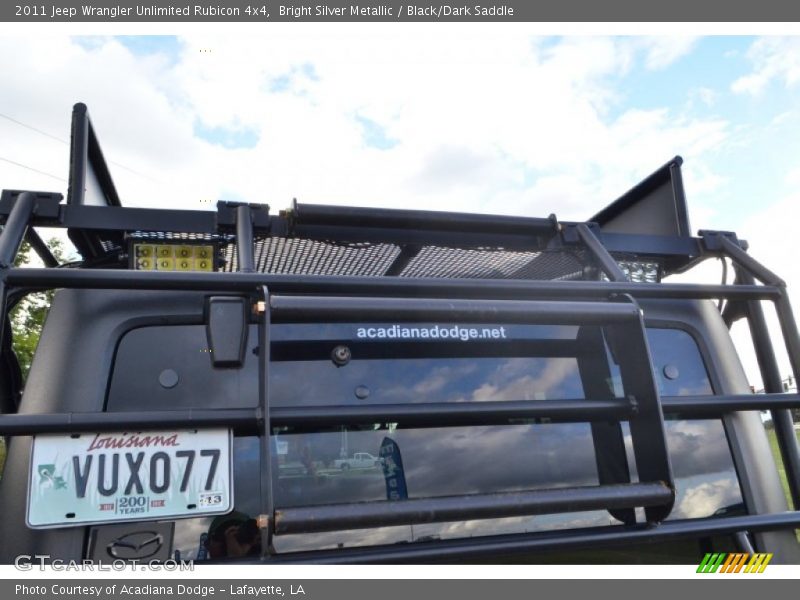 Bright Silver Metallic / Black/Dark Saddle 2011 Jeep Wrangler Unlimited Rubicon 4x4