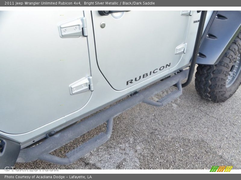 Bright Silver Metallic / Black/Dark Saddle 2011 Jeep Wrangler Unlimited Rubicon 4x4