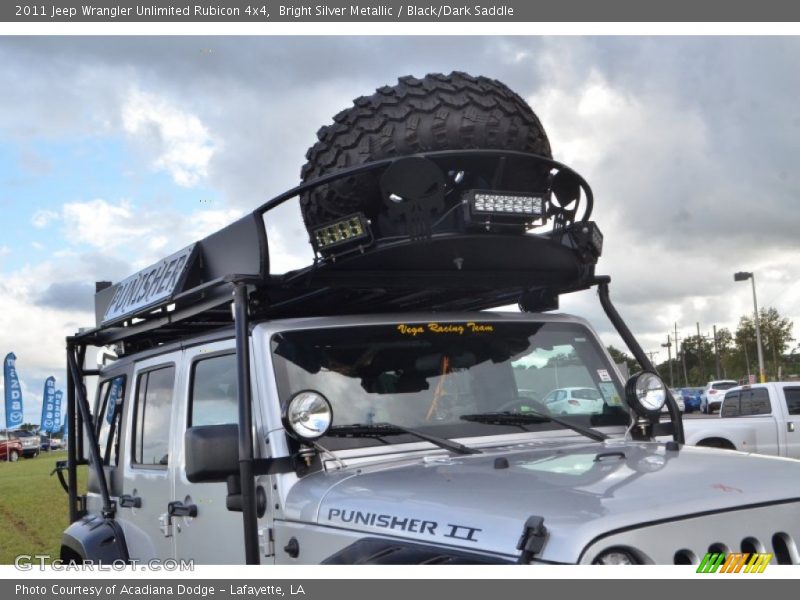Bright Silver Metallic / Black/Dark Saddle 2011 Jeep Wrangler Unlimited Rubicon 4x4