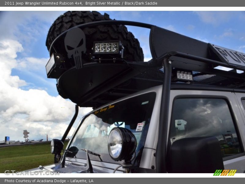 Bright Silver Metallic / Black/Dark Saddle 2011 Jeep Wrangler Unlimited Rubicon 4x4