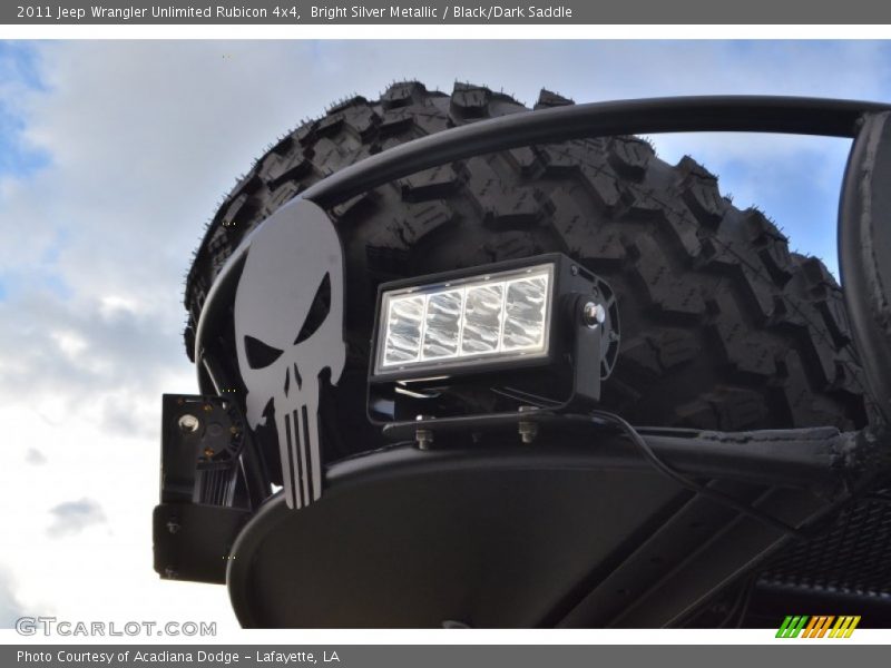 Bright Silver Metallic / Black/Dark Saddle 2011 Jeep Wrangler Unlimited Rubicon 4x4