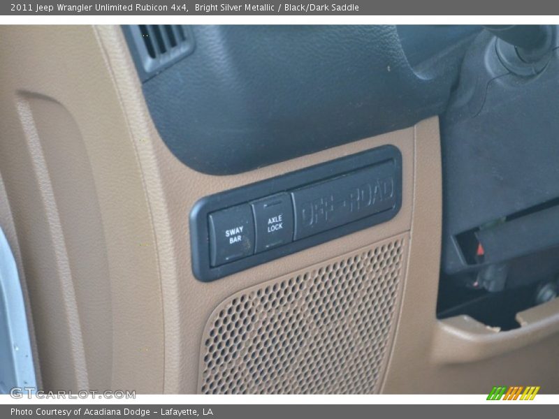 Bright Silver Metallic / Black/Dark Saddle 2011 Jeep Wrangler Unlimited Rubicon 4x4