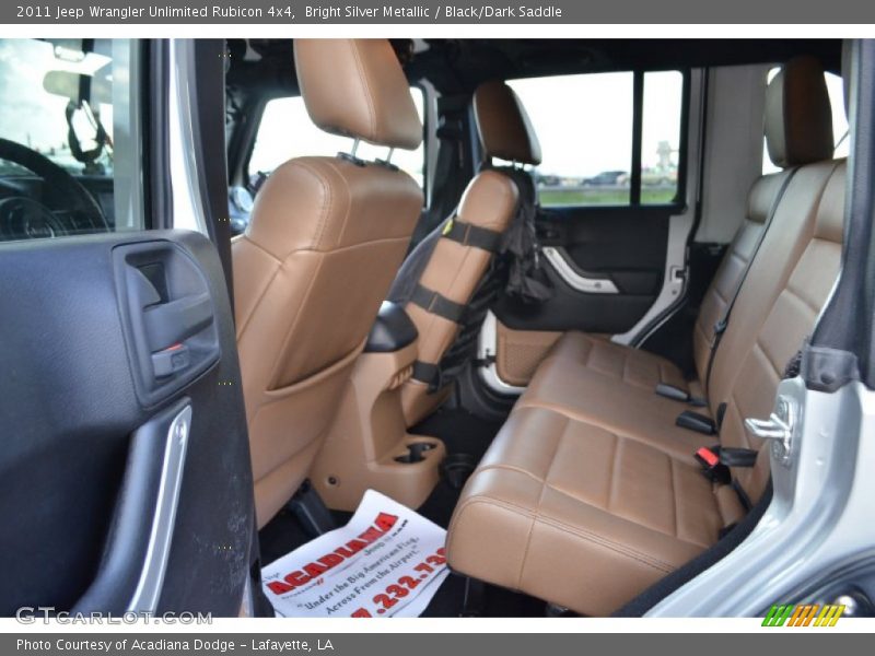Rear Seat of 2011 Wrangler Unlimited Rubicon 4x4