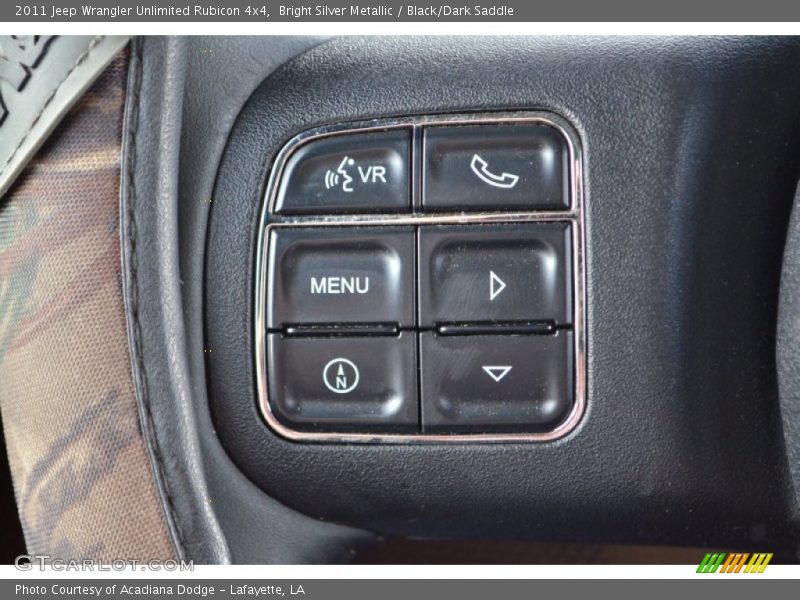 Bright Silver Metallic / Black/Dark Saddle 2011 Jeep Wrangler Unlimited Rubicon 4x4