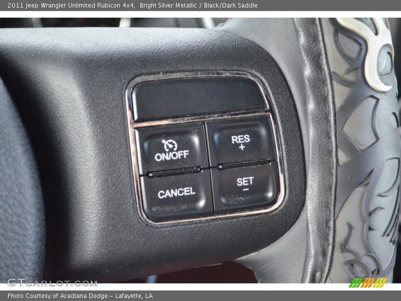 Bright Silver Metallic / Black/Dark Saddle 2011 Jeep Wrangler Unlimited Rubicon 4x4
