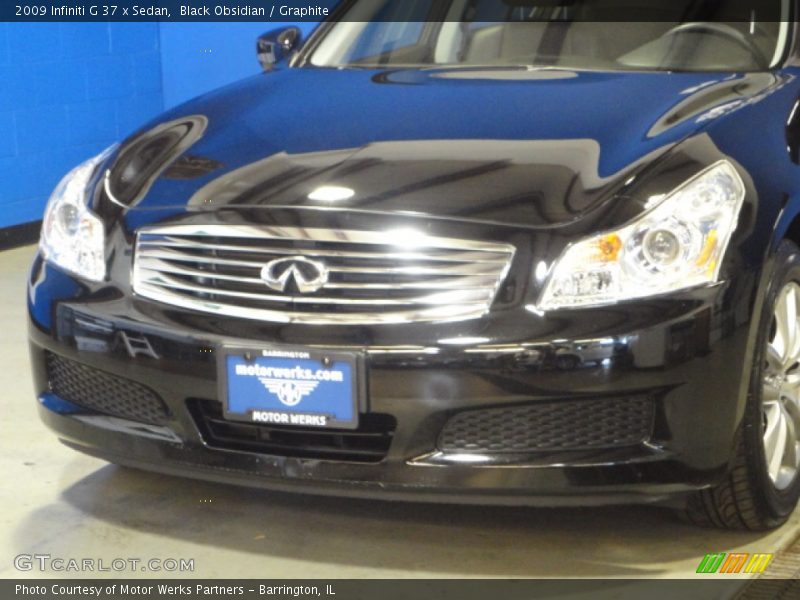 Black Obsidian / Graphite 2009 Infiniti G 37 x Sedan