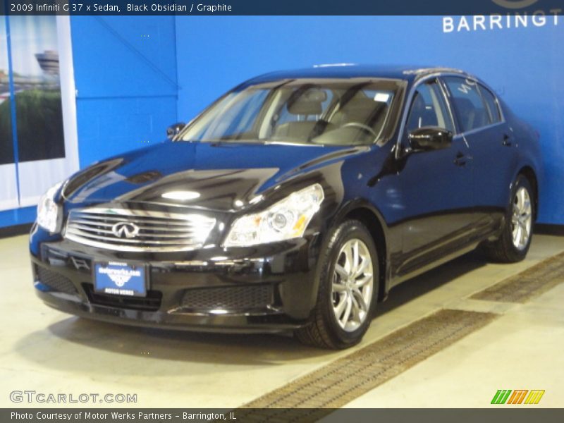 Black Obsidian / Graphite 2009 Infiniti G 37 x Sedan