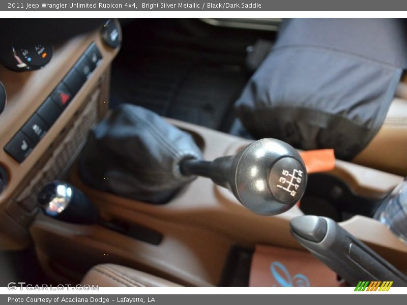 Bright Silver Metallic / Black/Dark Saddle 2011 Jeep Wrangler Unlimited Rubicon 4x4