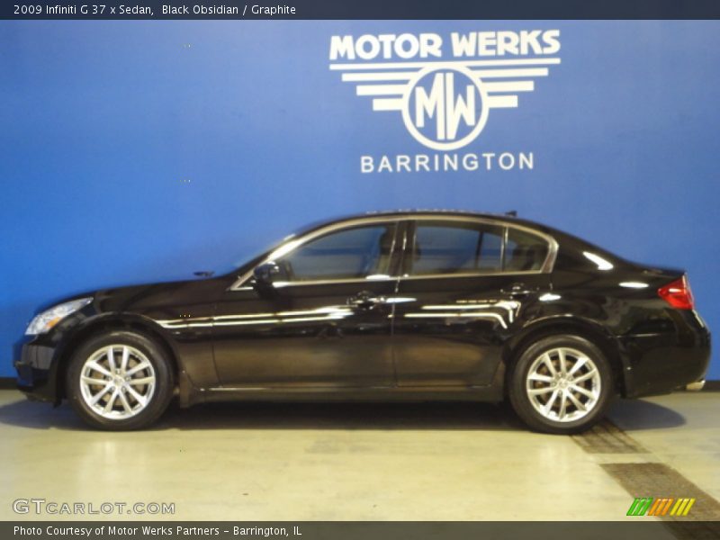 Black Obsidian / Graphite 2009 Infiniti G 37 x Sedan