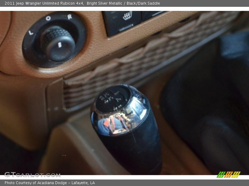 Bright Silver Metallic / Black/Dark Saddle 2011 Jeep Wrangler Unlimited Rubicon 4x4