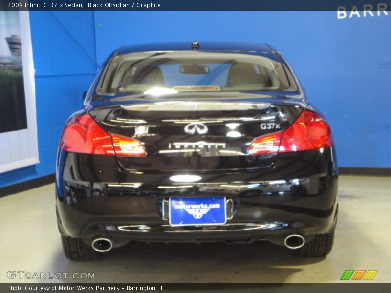 Black Obsidian / Graphite 2009 Infiniti G 37 x Sedan