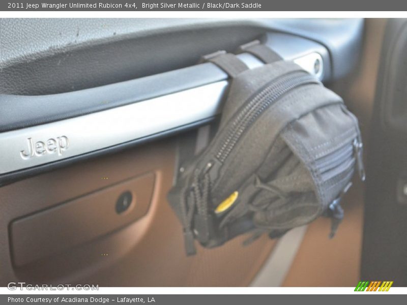 Bright Silver Metallic / Black/Dark Saddle 2011 Jeep Wrangler Unlimited Rubicon 4x4