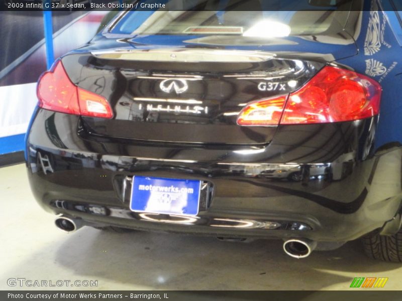 Black Obsidian / Graphite 2009 Infiniti G 37 x Sedan