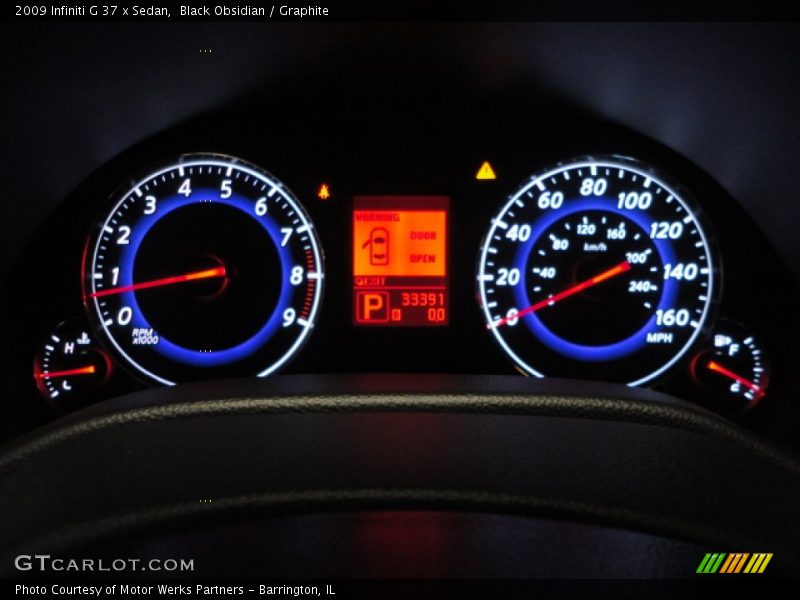 Black Obsidian / Graphite 2009 Infiniti G 37 x Sedan