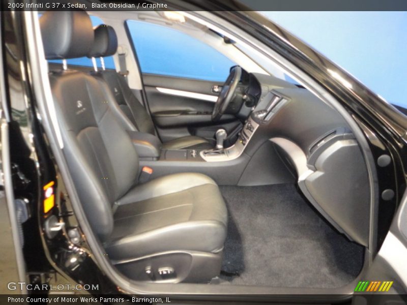 Black Obsidian / Graphite 2009 Infiniti G 37 x Sedan