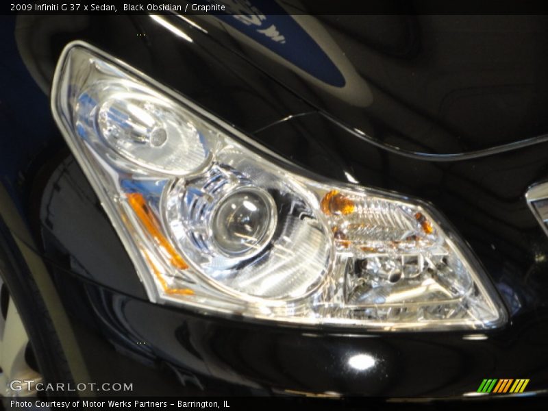 Black Obsidian / Graphite 2009 Infiniti G 37 x Sedan