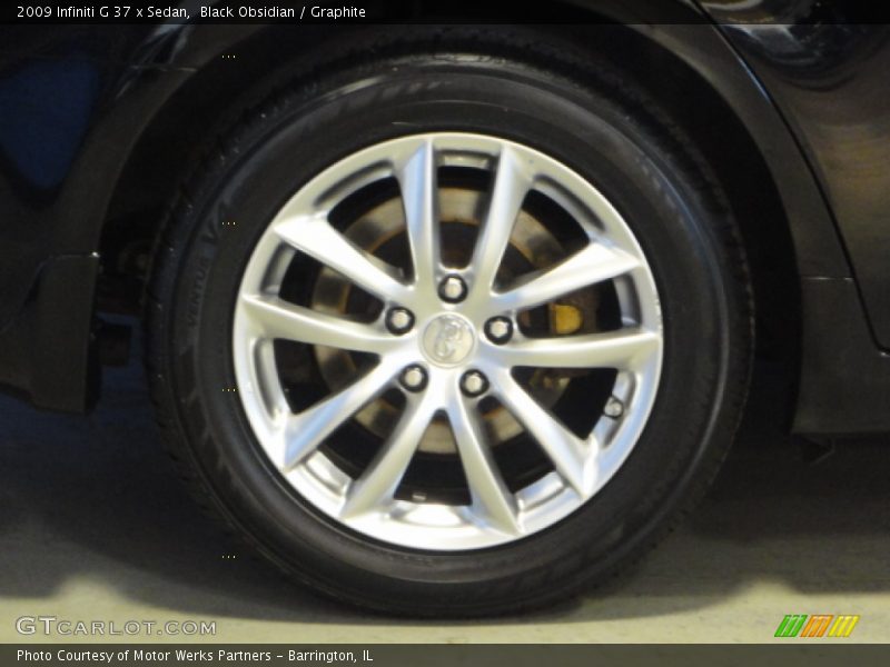 Black Obsidian / Graphite 2009 Infiniti G 37 x Sedan