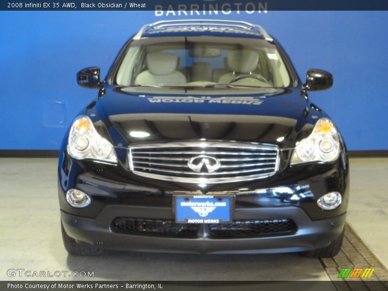 Black Obsidian / Wheat 2008 Infiniti EX 35 AWD