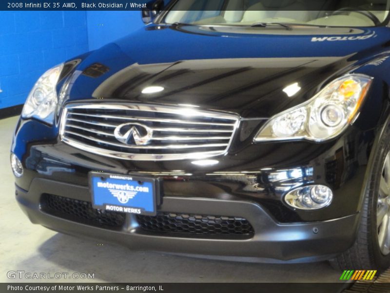 Black Obsidian / Wheat 2008 Infiniti EX 35 AWD