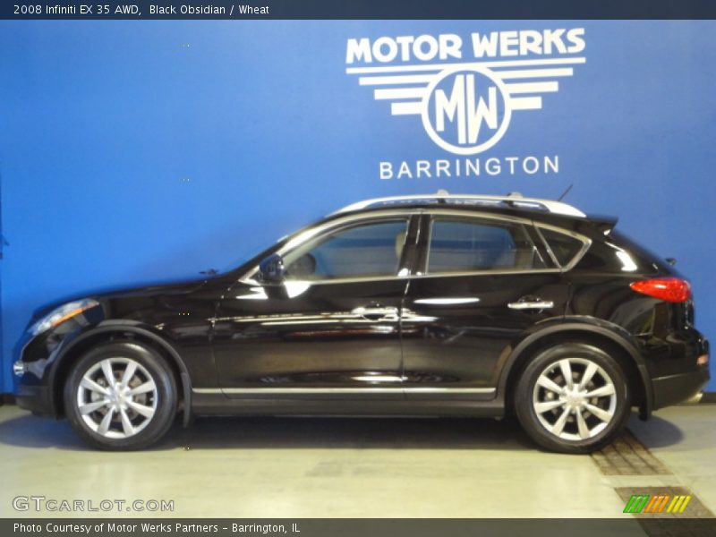 Black Obsidian / Wheat 2008 Infiniti EX 35 AWD