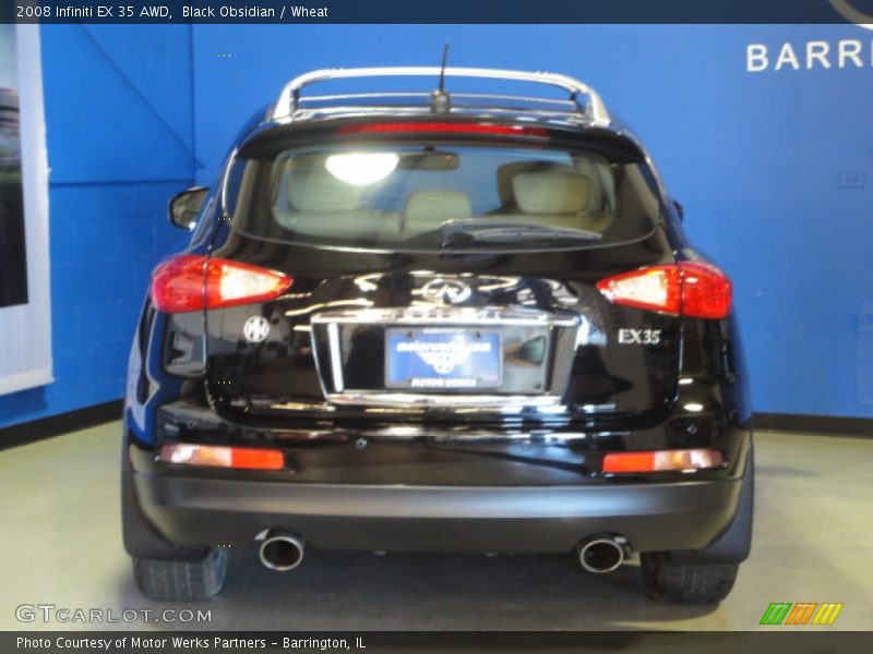 Black Obsidian / Wheat 2008 Infiniti EX 35 AWD