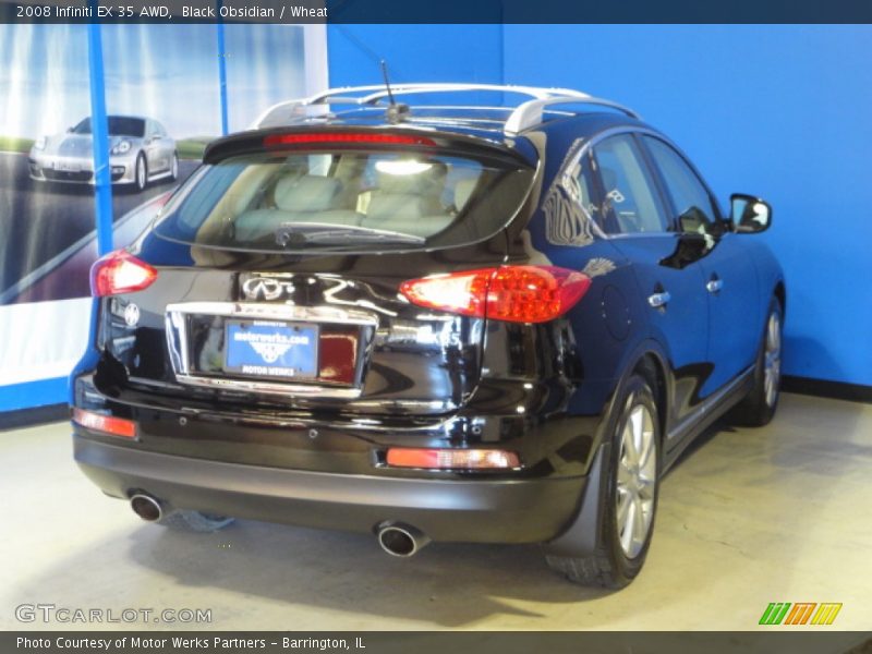 Black Obsidian / Wheat 2008 Infiniti EX 35 AWD