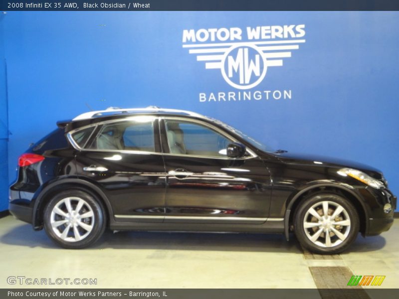 Black Obsidian / Wheat 2008 Infiniti EX 35 AWD