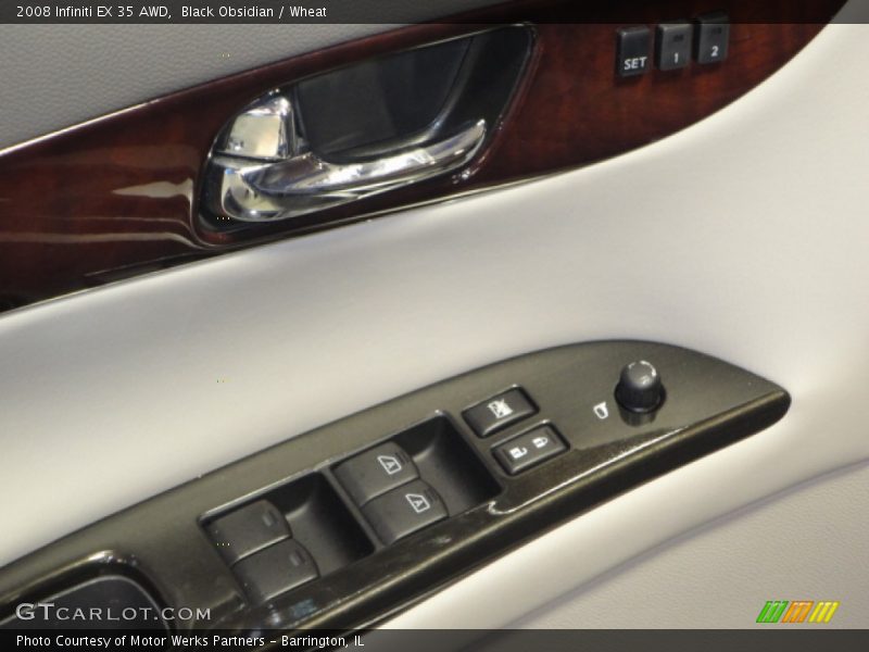 Black Obsidian / Wheat 2008 Infiniti EX 35 AWD