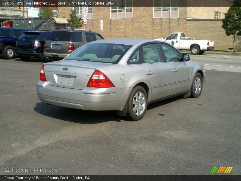 Silver Birch Metallic / Shale Grey 2006 Ford Five Hundred SEL