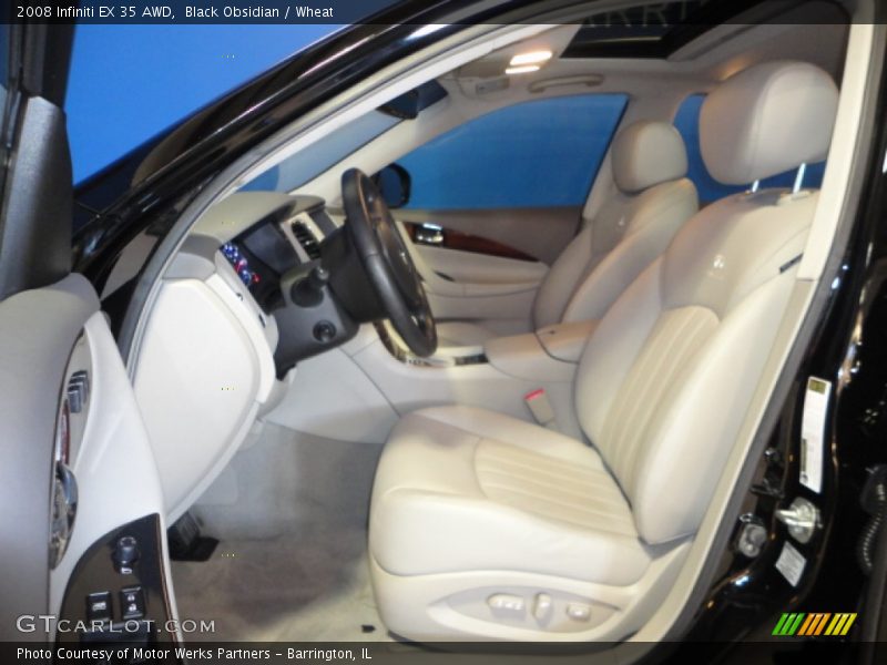 Black Obsidian / Wheat 2008 Infiniti EX 35 AWD