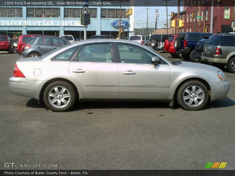 Silver Birch Metallic / Shale Grey 2006 Ford Five Hundred SEL