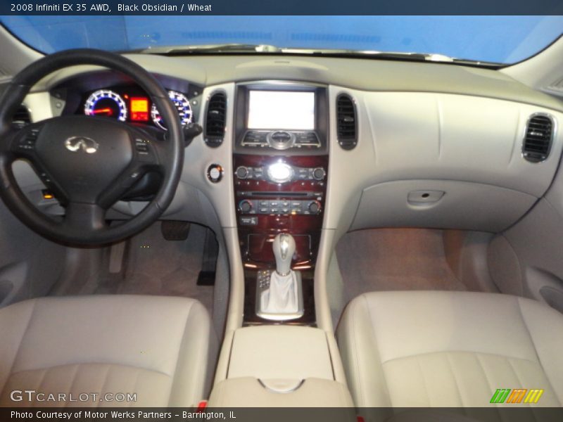 Black Obsidian / Wheat 2008 Infiniti EX 35 AWD