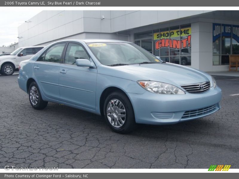 Sky Blue Pearl / Dark Charcoal 2006 Toyota Camry LE