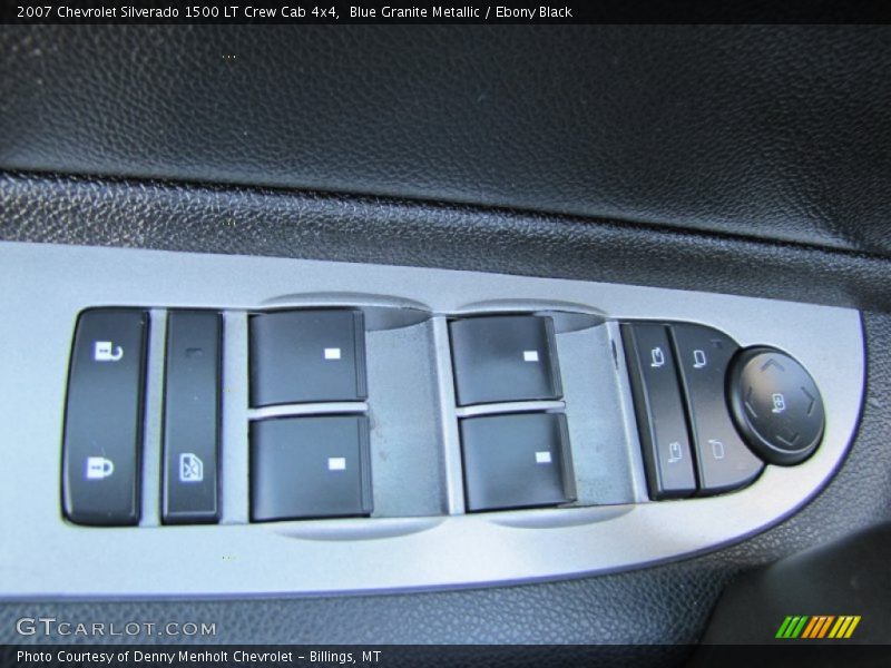 Blue Granite Metallic / Ebony Black 2007 Chevrolet Silverado 1500 LT Crew Cab 4x4