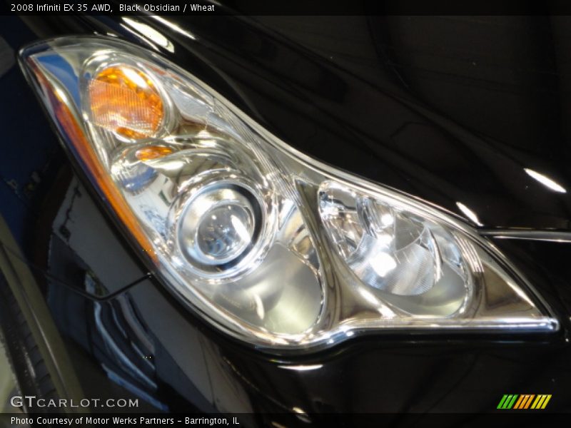 Black Obsidian / Wheat 2008 Infiniti EX 35 AWD