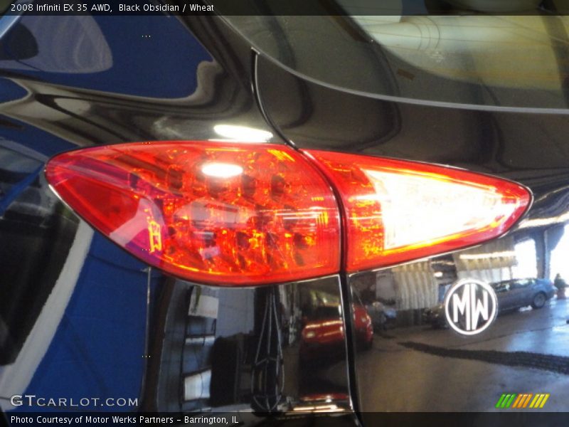 Black Obsidian / Wheat 2008 Infiniti EX 35 AWD
