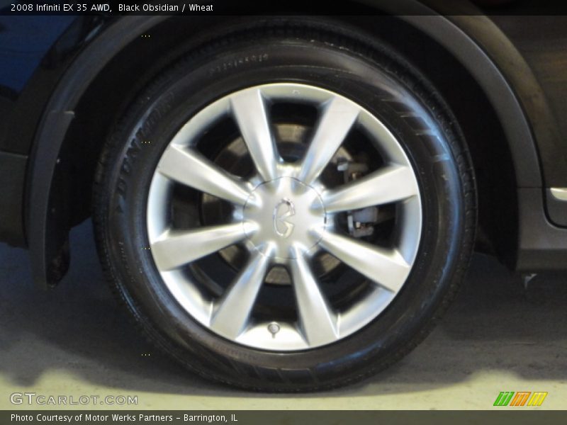 Black Obsidian / Wheat 2008 Infiniti EX 35 AWD