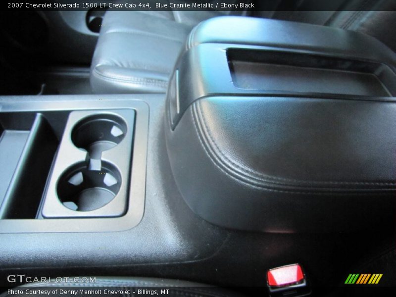 Blue Granite Metallic / Ebony Black 2007 Chevrolet Silverado 1500 LT Crew Cab 4x4