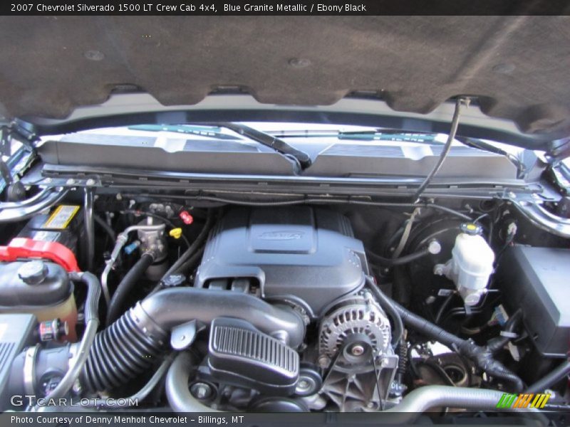 Blue Granite Metallic / Ebony Black 2007 Chevrolet Silverado 1500 LT Crew Cab 4x4
