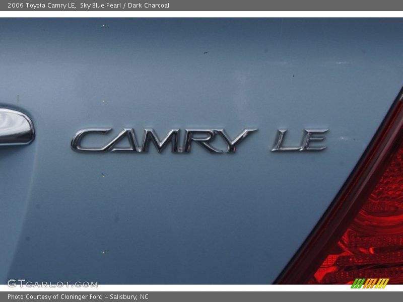Sky Blue Pearl / Dark Charcoal 2006 Toyota Camry LE