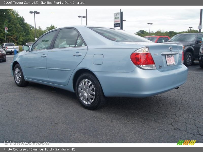 Sky Blue Pearl / Dark Charcoal 2006 Toyota Camry LE