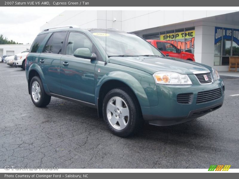 Cypress Green / Tan 2007 Saturn VUE V6 AWD