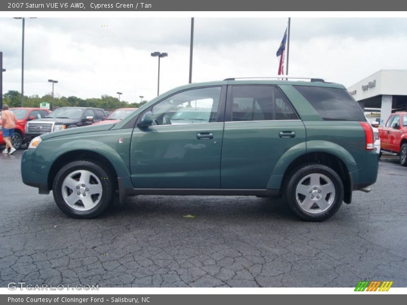Cypress Green / Tan 2007 Saturn VUE V6 AWD