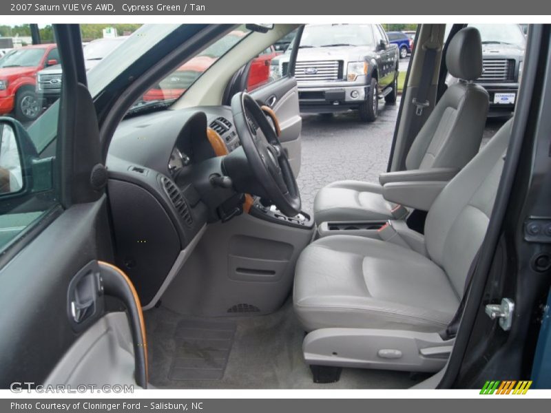 Cypress Green / Tan 2007 Saturn VUE V6 AWD