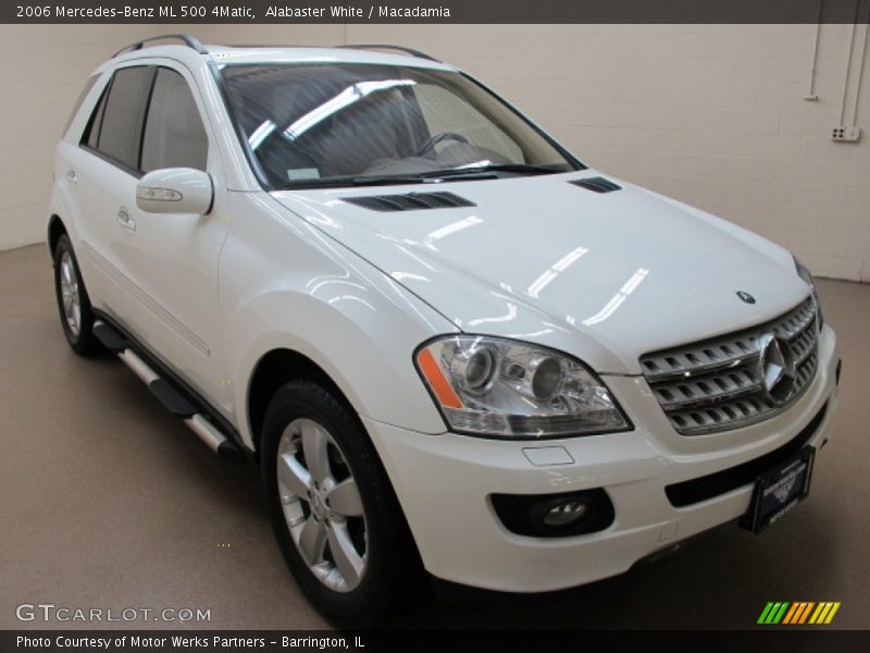 Alabaster White / Macadamia 2006 Mercedes-Benz ML 500 4Matic