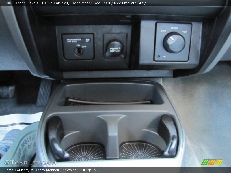 Deep Molten Red Pearl / Medium Slate Gray 2005 Dodge Dakota ST Club Cab 4x4